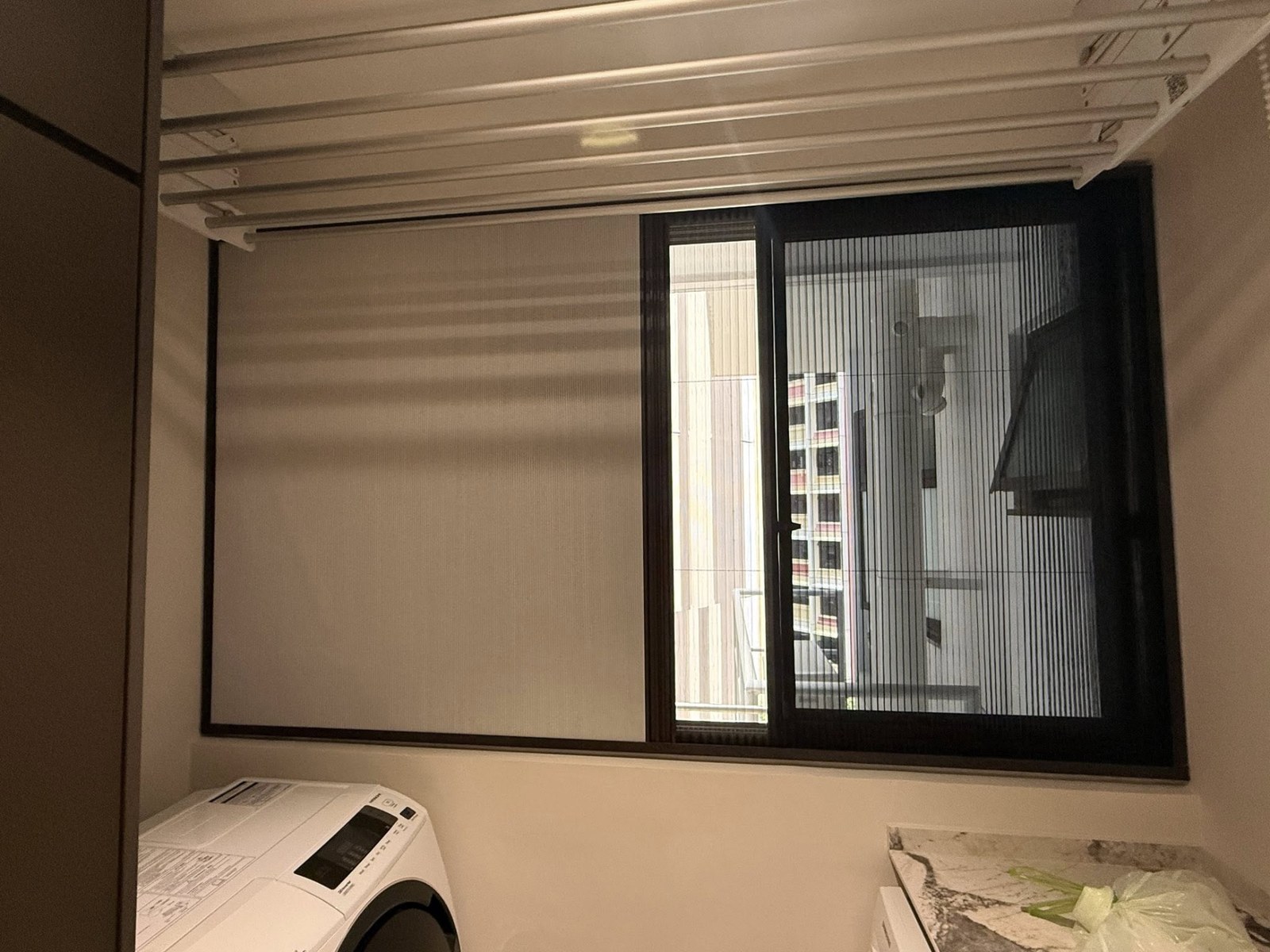 2-in-1 Meshblind installed in a real Singapore home