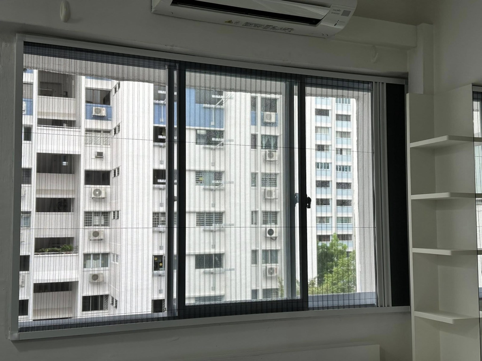 2-in-1 Meshblind installed in a real Singapore home