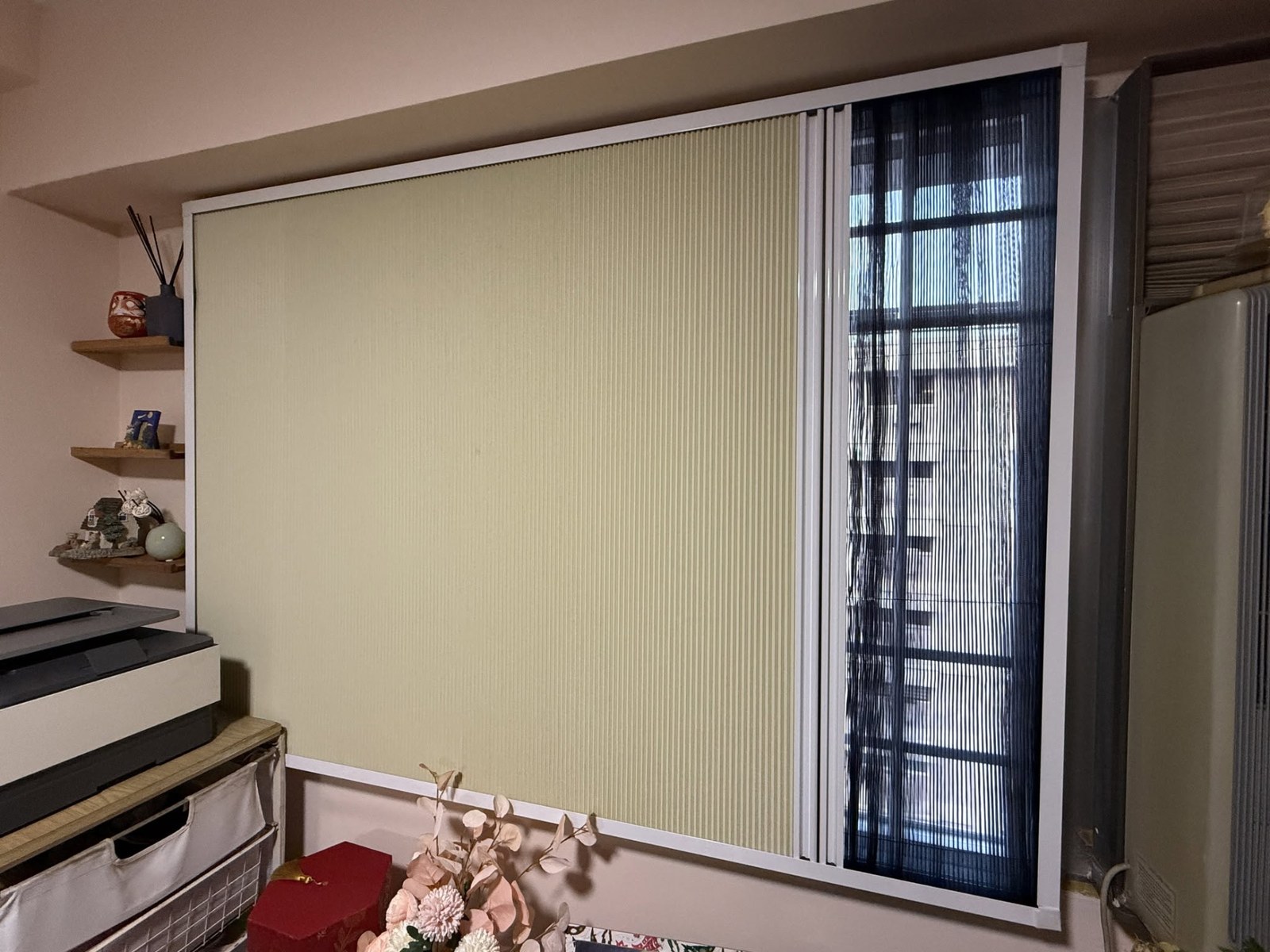2-in-1 Meshblind installed in a real Singapore home