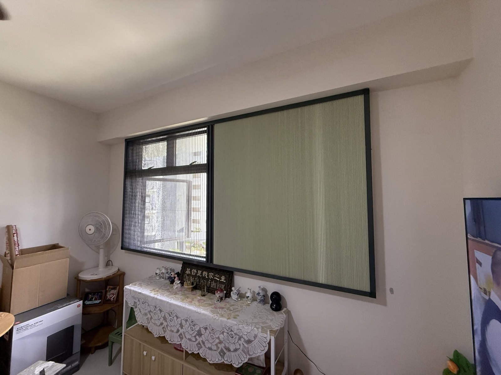 2-in-1 Meshblind installed in a real Singapore home
