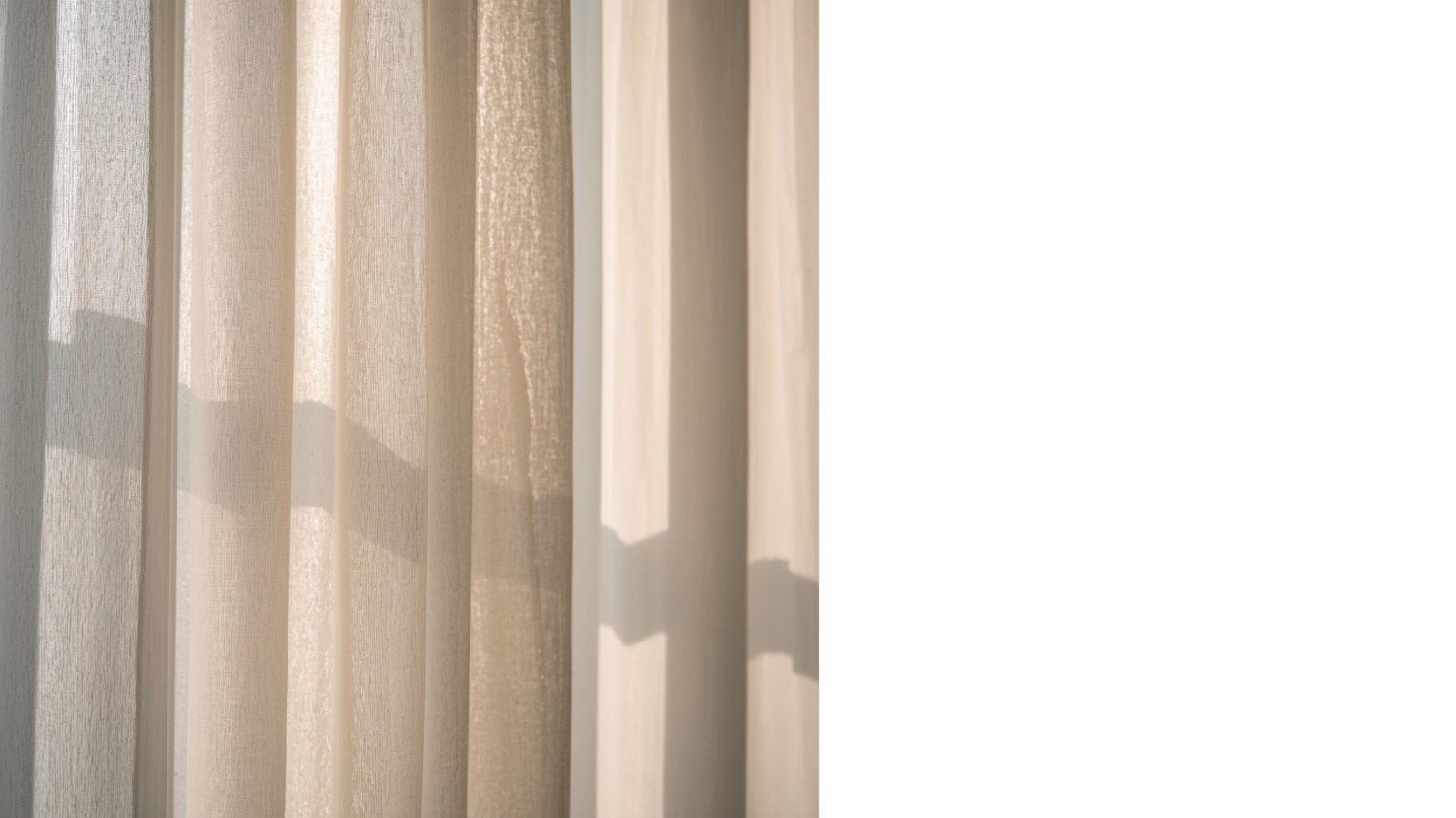 Privacy sheer curtains offering daytime privacy while filtering light