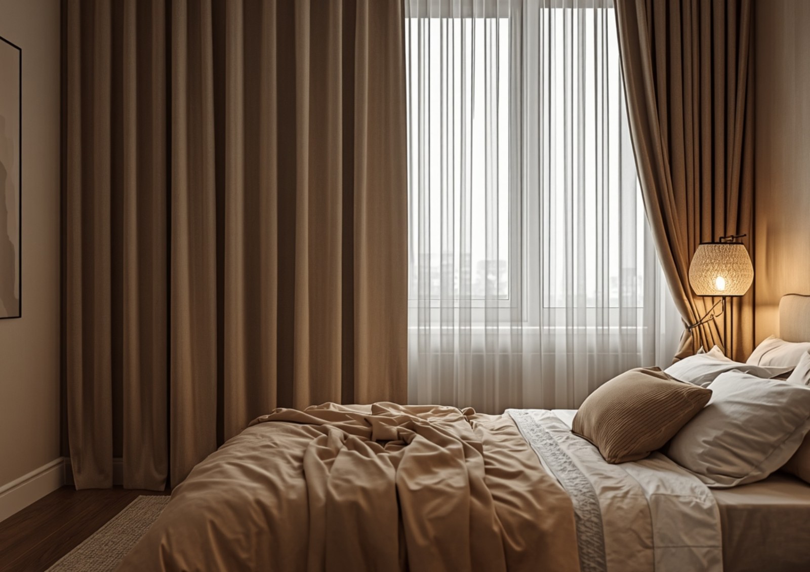 Custom curtains and blinds in a modern Singapore home