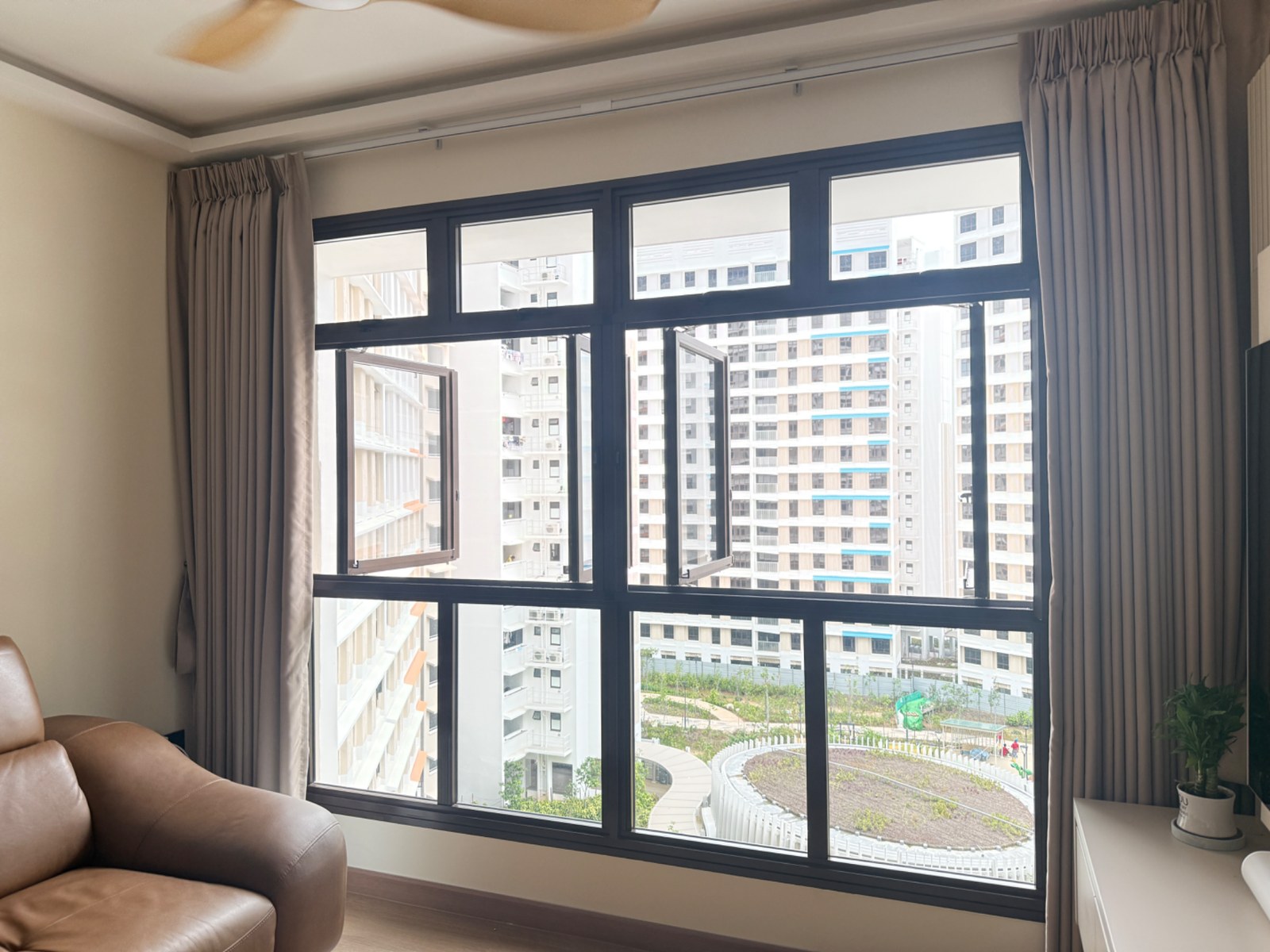 Retractable Insect Mesh installed in a real Singapore home