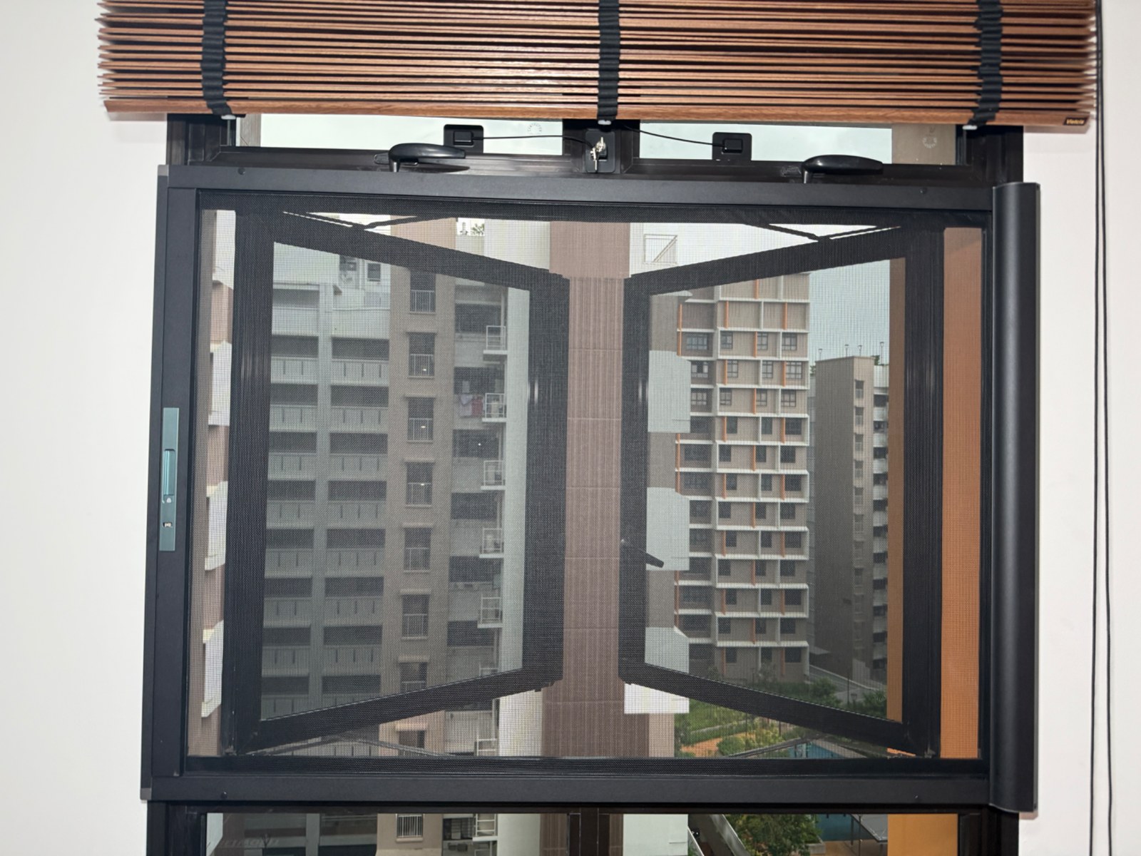 Retractable Pet-Friendly Mesh installed in a real Singapore home